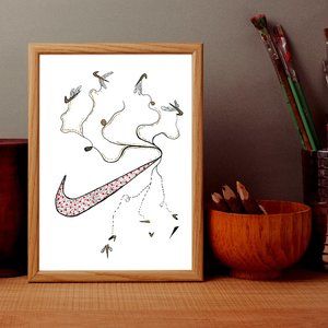 5 x 7 "That's right" Illustration Art Print